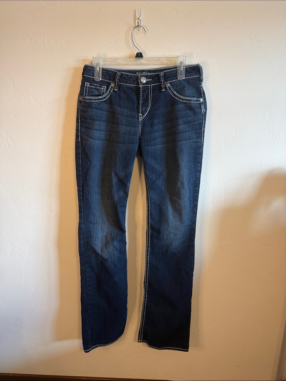 Silver Jeans Dark Indigo Boot Cut Jeans